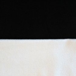 Bavlněný černý náplet RIB 1×1 