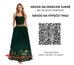 Panel na ušití maxi půlkolové sukně s mozaikovým vzorem | Bela- polyesterý úplet, FERRA -úplet, SILKY, Satén- úplet -lesklá šatovka