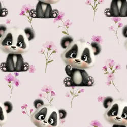 SAM2837B (Panda a kytky - materiálové varianty   )