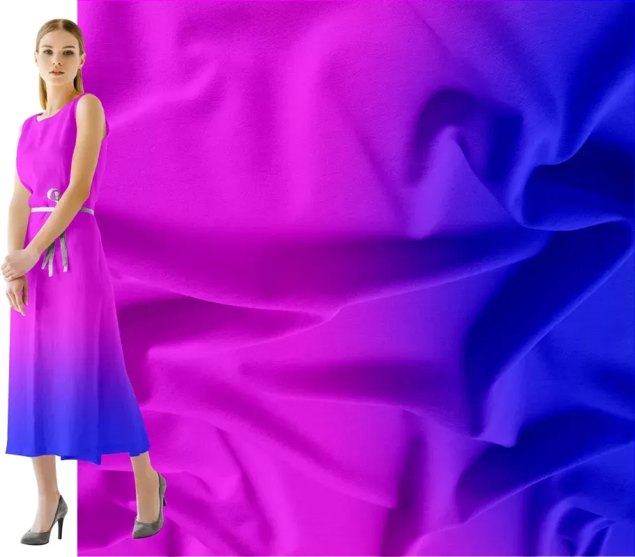 Ombré PANEL 1,5x 1,5 m- duhový přechod barevný fialová +MARINA -materiálové varianty mavaga design