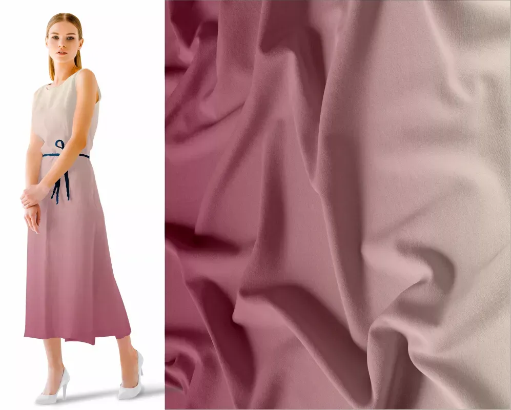 Ombré PANEL 1,5x 1,5 m- duhový přechod růžovočervená -materiálové varianty mavaga design