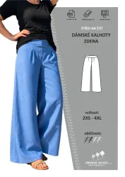 Papírový střih - Dámské kalhoty ZDENA 