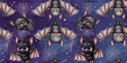 SAM2872 (Halloween netopýři - materiálové varianty    )
