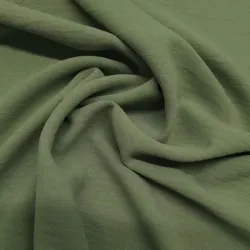 Umělý mušelín - letní šatovka v zelenkavé barvě