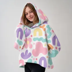 Vzor k tisku na úplet, teplákovinu, softshell a další -abstrakt mavaga design