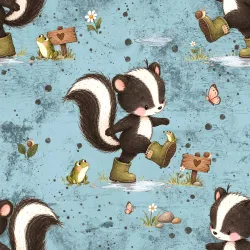 SAM2941 (Malý černobílý skunk  - materiálové varianty  )