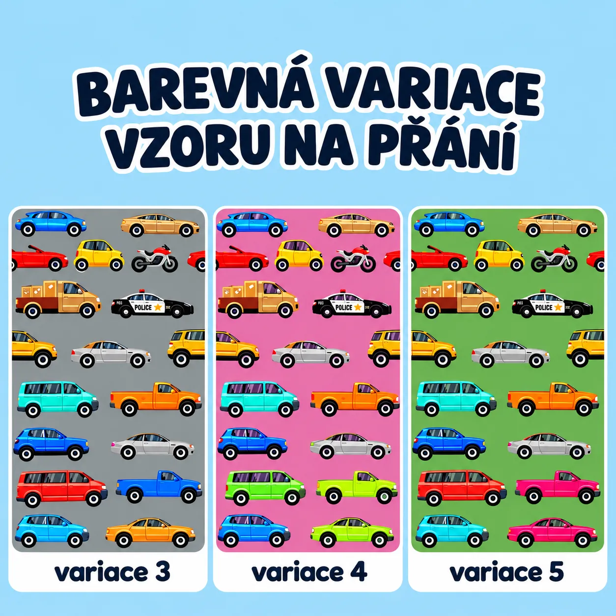 BAREVNÁ VARIACE VZORU mavaga design