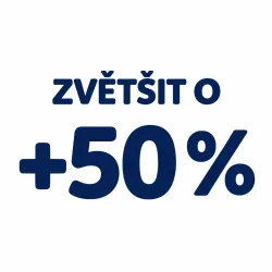 zvětši vzor +50 % - změna pouze s platbou předem  