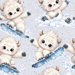 SAM2981B (Yeti na sněhu - materiálové varianty   )