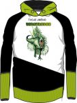 Panel triko/mikina/taška - zelený dinosaurus - text na přání | BAVLNĚNÝ SATÉN panel, Teplákovina panel, Úplet panel