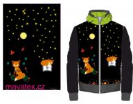 Přední Softshell panel- přechodový ( zimní+letní) - lišky 2