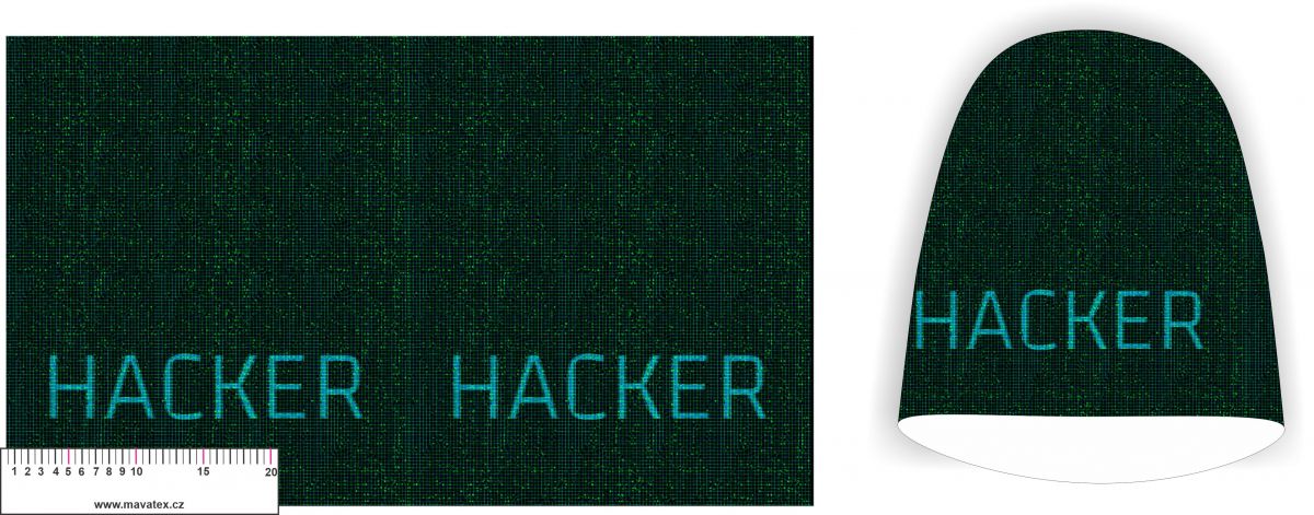 Panel na čepice- hacker vyrobeno v EU