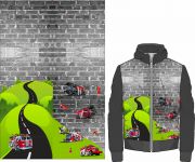 Přední Softshell panel- přechodový ( zimní+letní) - hasiči