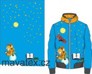 Přední Softshell panel- přechodový ( zimní+letní) - malý princ světle modrá