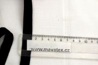 Šedý keprový proužek na roušky - 1,5 cm 