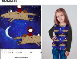 Červená karkulka na oblaku- materiálové varianty mavaga design