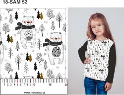 Medvídkové na bílé-materiálové varianty mavaga design