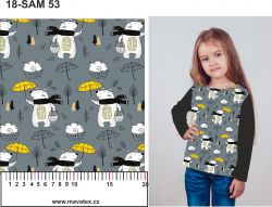 Medvídkové s deštníky-materiálové varianty mavaga design Medvídkové s deštníky-materiálové varianty mavaga design