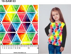 Barevné trojúhelníky-materiálové varianty mavaga design