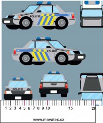 Policejní auta-materiálové varianty mavaga design