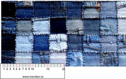 Denim kostky-materiálové varianty mavaga design