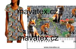 Lišky v lese -materiálové varianty mavaga design Lišky v lese -materiálové varianty mavaga design