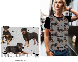 Jezevčík na šedé -materiálové varianty mavaga design Jezevčík na šedé -materiálové varianty mavaga design