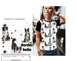 Border kolie na bílé -materiálové varianty mavaga design