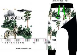 Vlci v lese - materiálové varianty mavaga design