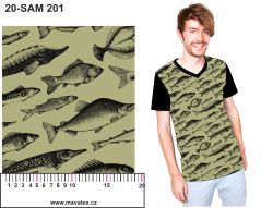 Obrys ryby na army- materiálové varianty mavaga design