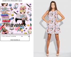 Švadlenky na růžové- materiálové varianty mavaga design