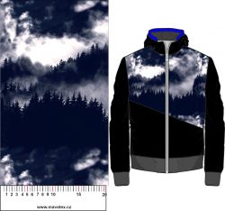 Černobílý les-materiálové varianty mavaga design