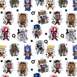 Komiks na bílé -materiálové varianty mavaga design Komiks na bílé -materiálové varianty mavaga design