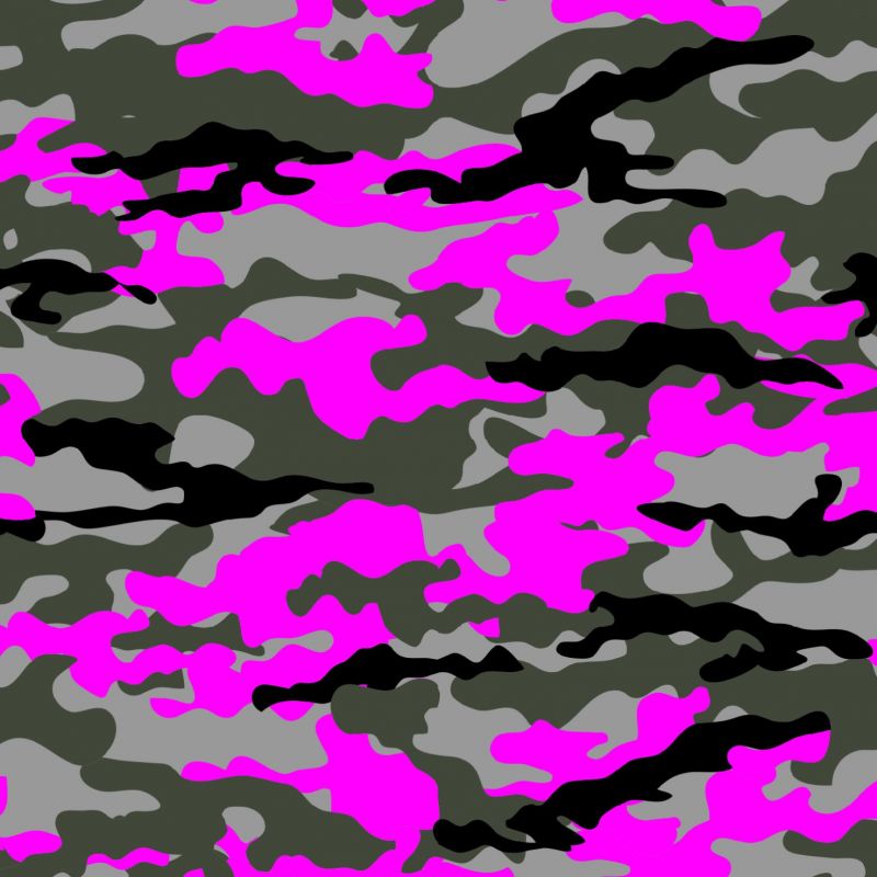 Kamufláž fluo růžová - materiálové varianty mavaga design