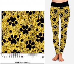 Černé tlapky na glitru ZLATÁ (imitace zlata) - materiálové varianty mavaga design Černé tlapky na glitru ZLATÁ (imitace zlata) - materiálové varianty mavaga design