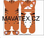 Pyžamožrout panel  - kočička rezatá - softshell