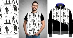 Rybaření na bílé- materiálové varianty mavaga design