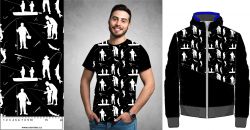 Rybaření na černé- materiálové varianty mavaga design