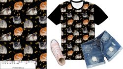 Morčátko na černé- materiálové varianty mavaga design