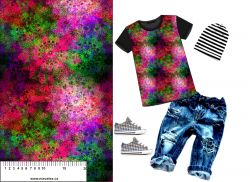 Zlaté mandaly (imitace zlata) -růžová- materiálové varianty mavaga design