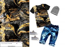 Mramor zlato-černý (imitace zlata) - materiálové varianty mavaga design