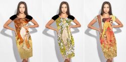 PANEL na šaty / triko –MUCHA 1+2- materiálové varianty mavaga design