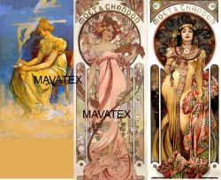 PANEL na šaty / triko –MUCHA 4+5+6- materiálové varianty mavaga design PANEL na šaty / triko –MUCHA 4+5+6- materiálové varianty mavaga design