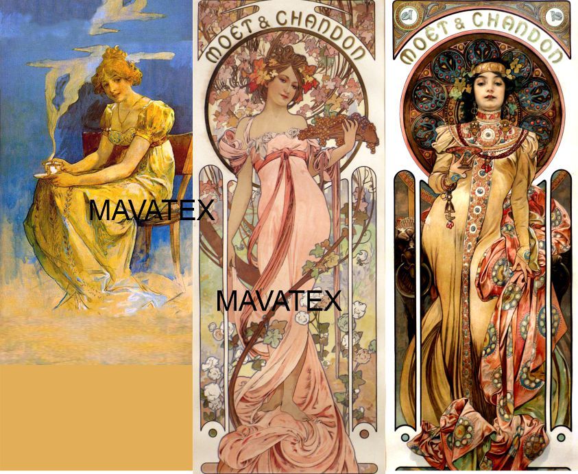 PANEL na šaty / triko –MUCHA 4+5+6- materiálové varianty mavaga design