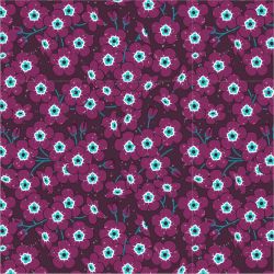 Bordo modré kvítky-materiálové varianty mavaga design
