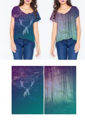 PANEL na šaty / triko/leginy –jelen- varianty | BELA, Funkční úplet MILKY, GARZATO 200gsm- funkční úplet počesaný, Termo lycra počesaná, Softshell zimní 320 gsm, Softshell LETNÍ NEPRUŽNÝ, Kočárkovina, DOLOMITY--úplet /teplákovina počesaný