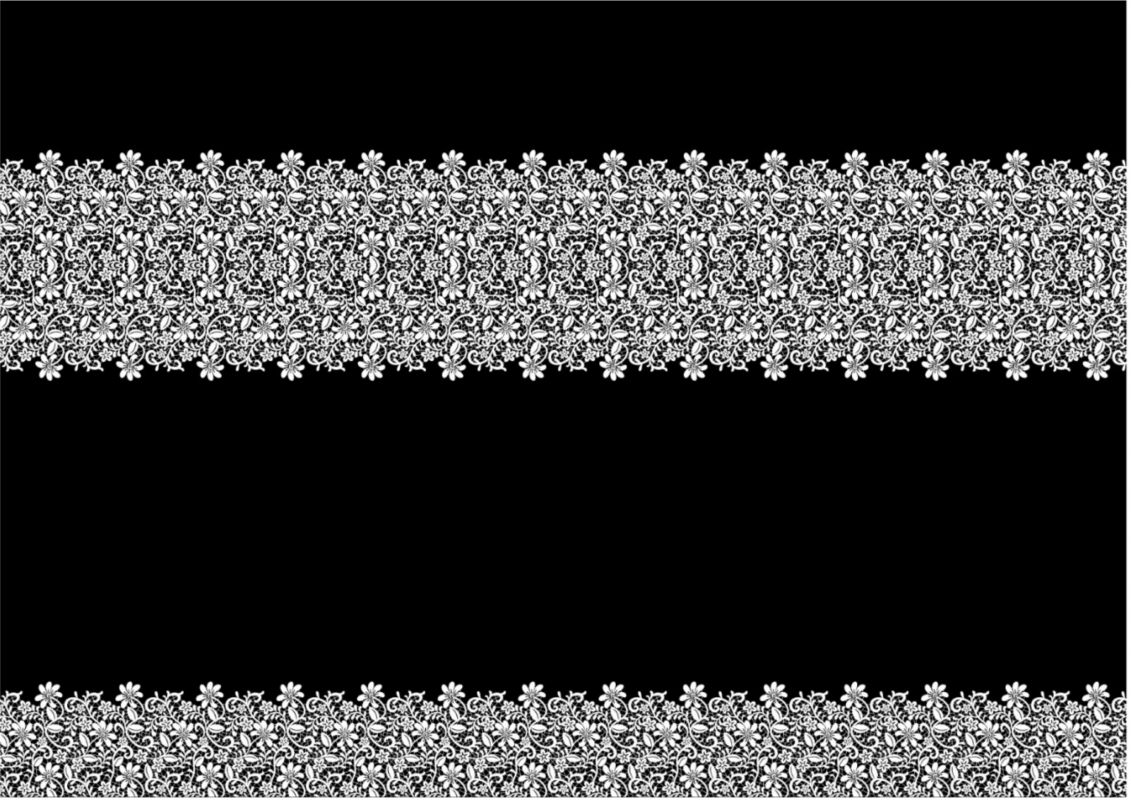 PANEL na šaty / triko/leginy –krajka na černé- materiálové varianty mavaga design