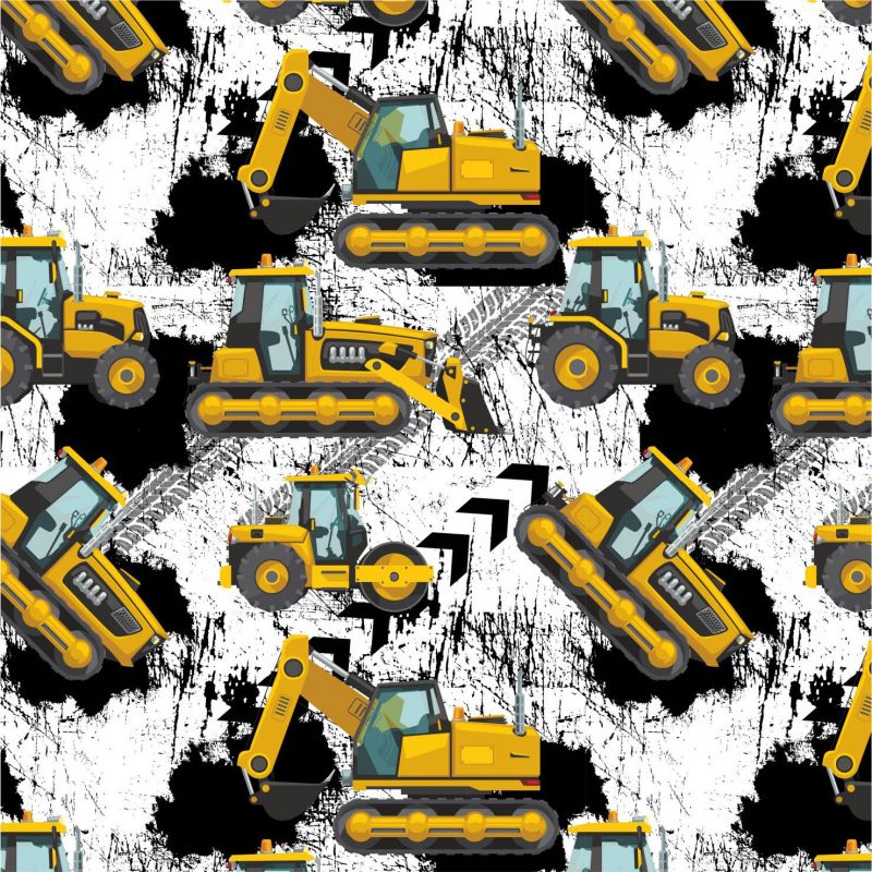 Žluté malované nakladače S PENU-materiálové varianty mavaga design