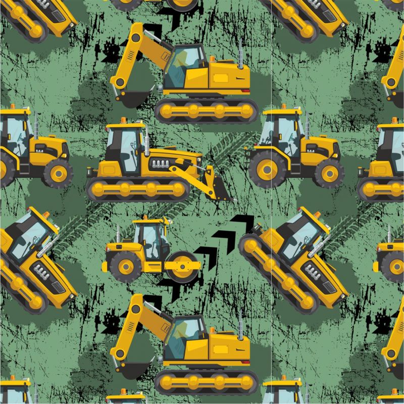 Žluté malované nakladače na army -materiálové varianty mavaga design
