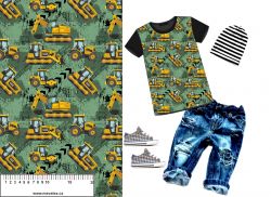Žluté malované nakladače na army -materiálové varianty mavaga design